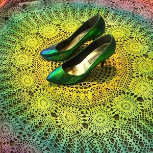 Iridescent Heels, needs TLC!